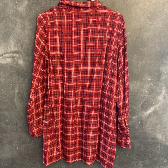 Abercrombie & Fitch cute flannel dress size M - Picture 7 of 10